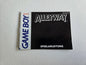 Nintendo Game Boy Classic Alleyway Spielanleitung Instruction Booklet NOE