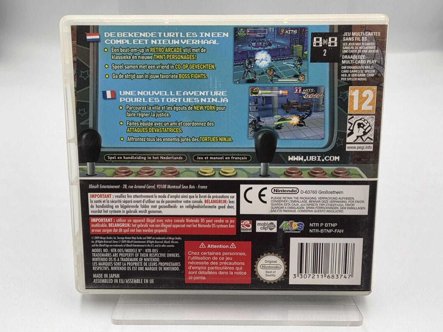 Nintendo DS Teenage Mutant Ninja Turtles Arcade Attack mit OVP und Anleitung FAH - T-Retro-Games 