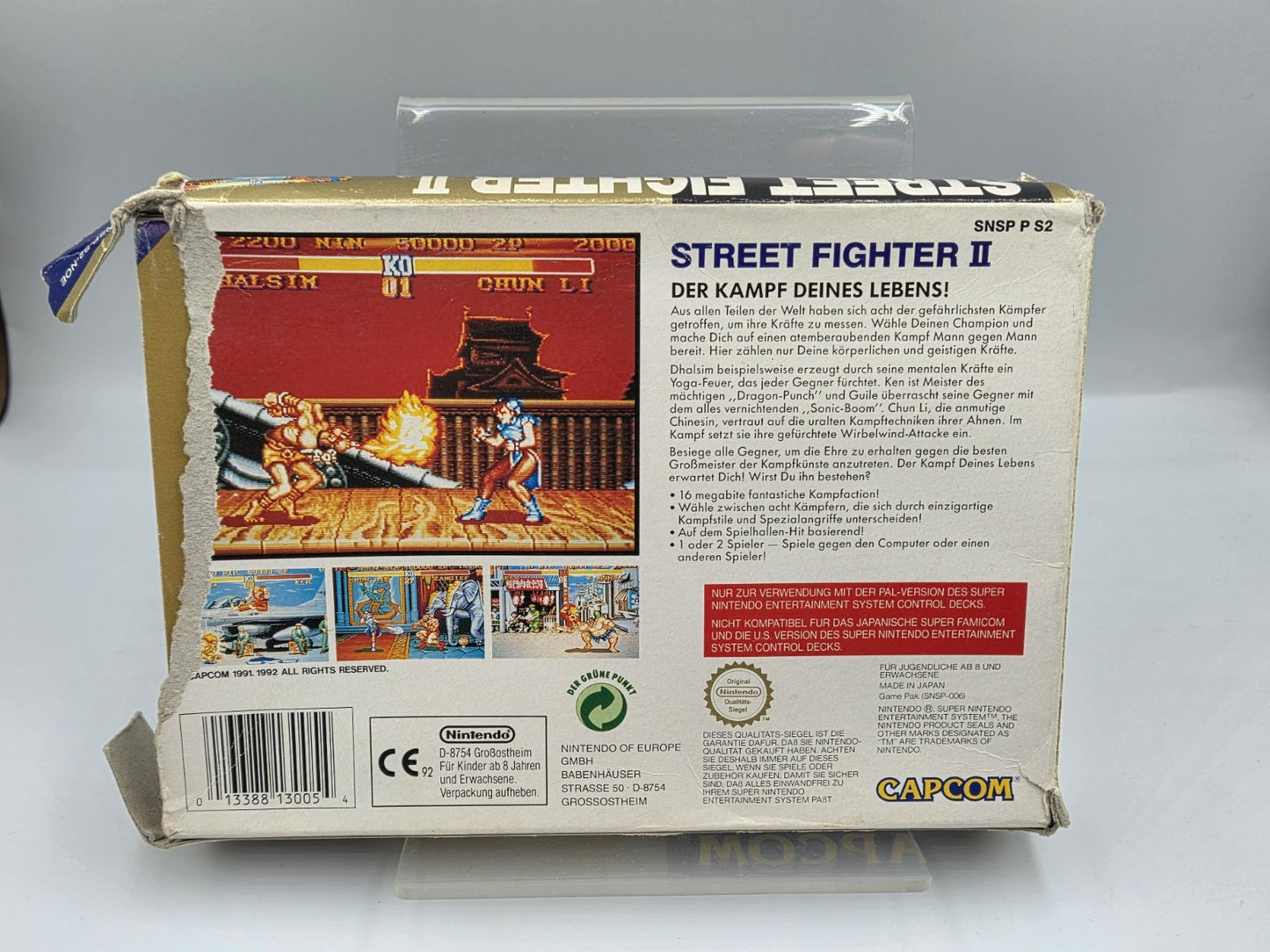 SNES Super Nintendo Street Fighter II mit OVP und Anleitung NOE
