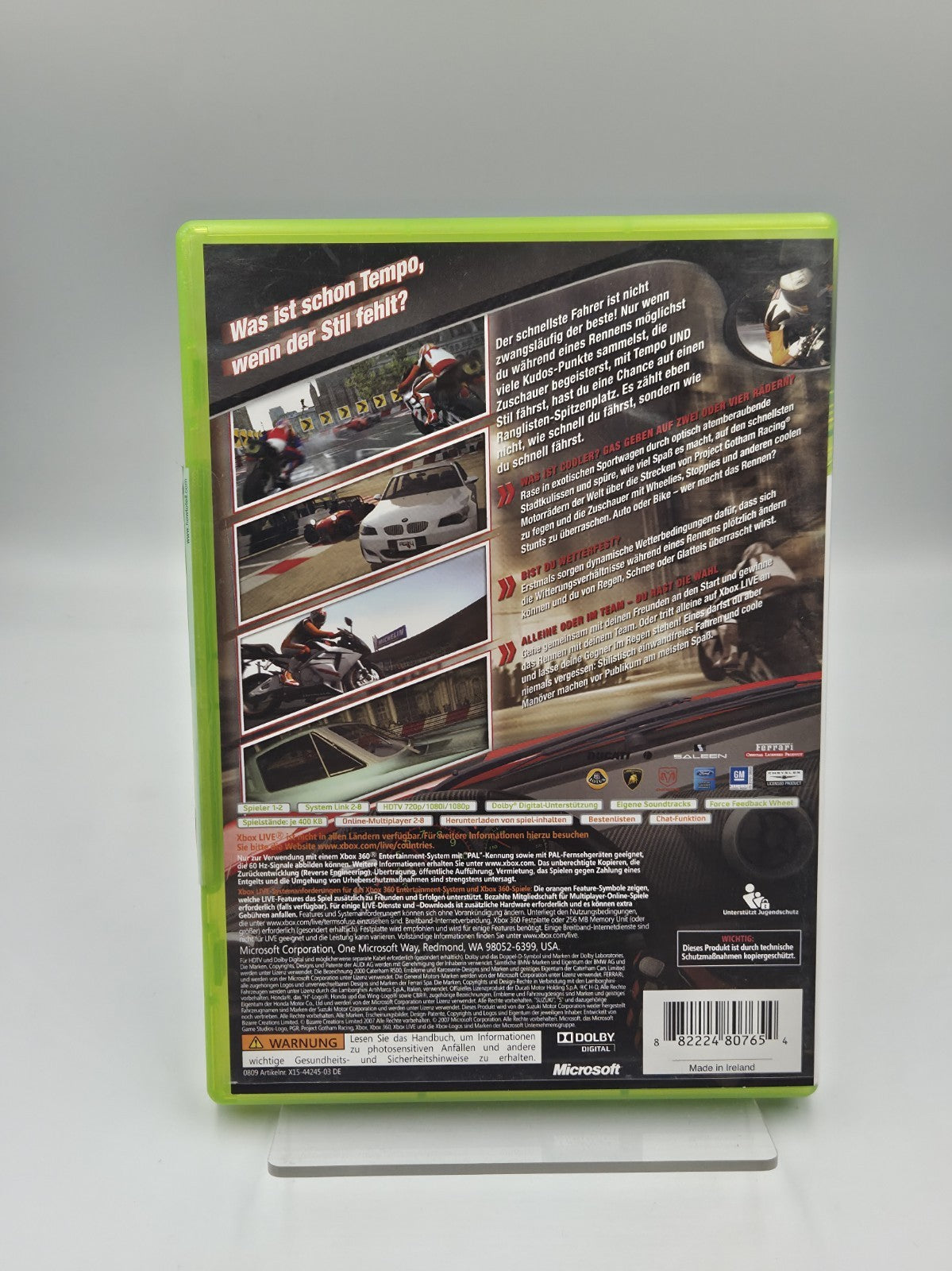 XBOX360 Spiel PGR 4 Project Gotham Racing mit OVP und Anleitung Deutsch 