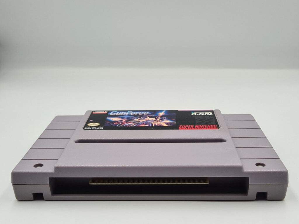 SNES Super Nintendo GunForce NTSC USA Modul - T-Retro-Games 
