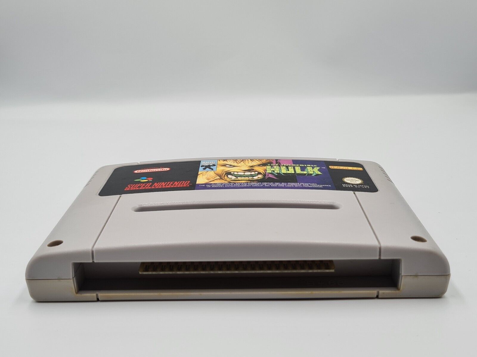 SNES Super Nintendo The Incredible Hulk Modul UKV - T-Retro-Games 