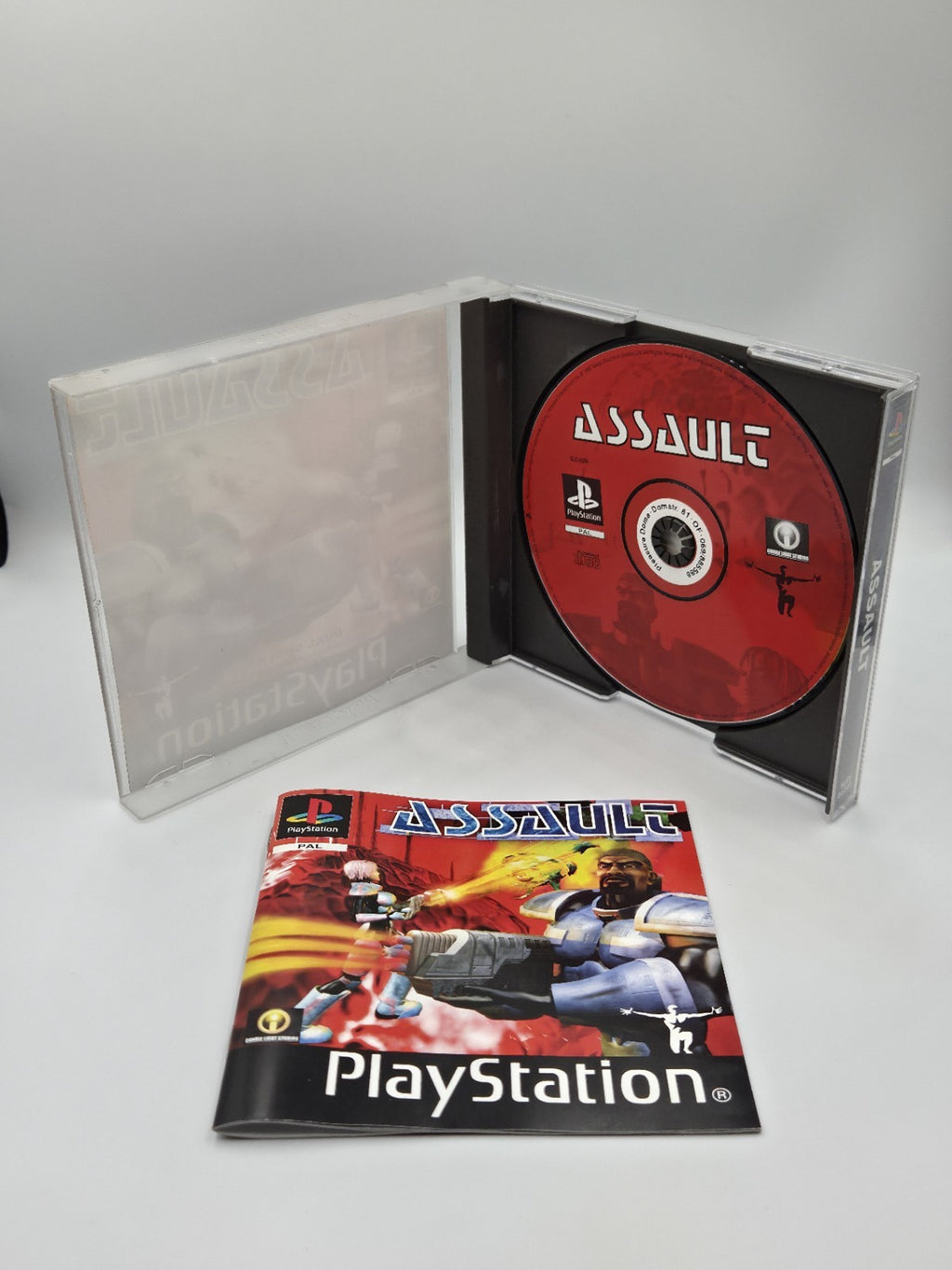PS1 Playstation 1 Spiel Assault mit OVP und Anleitung Deutsch