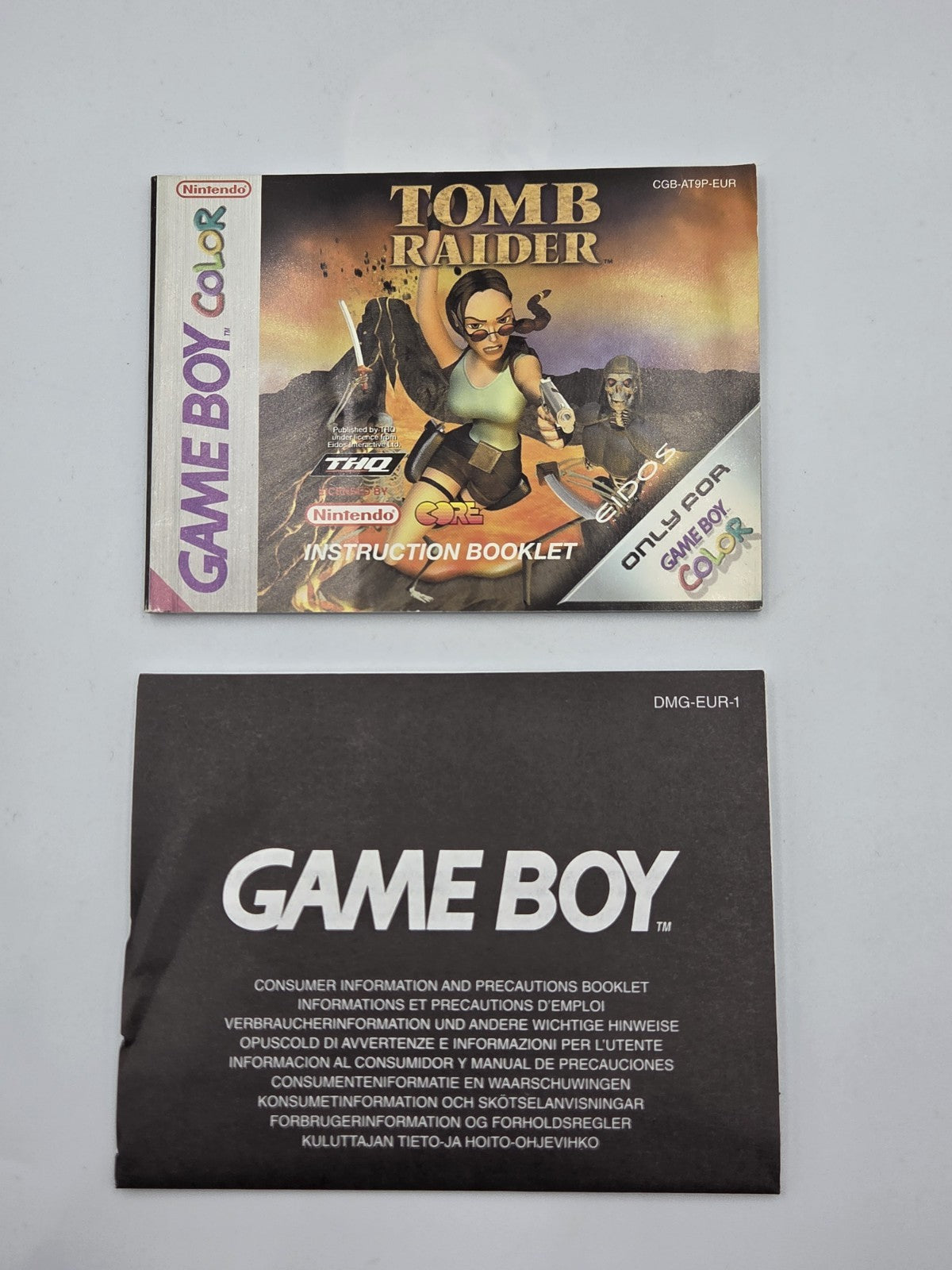 Nintendo Game Boy Color Tomb Raider mit OVP und Anleitung EUR
