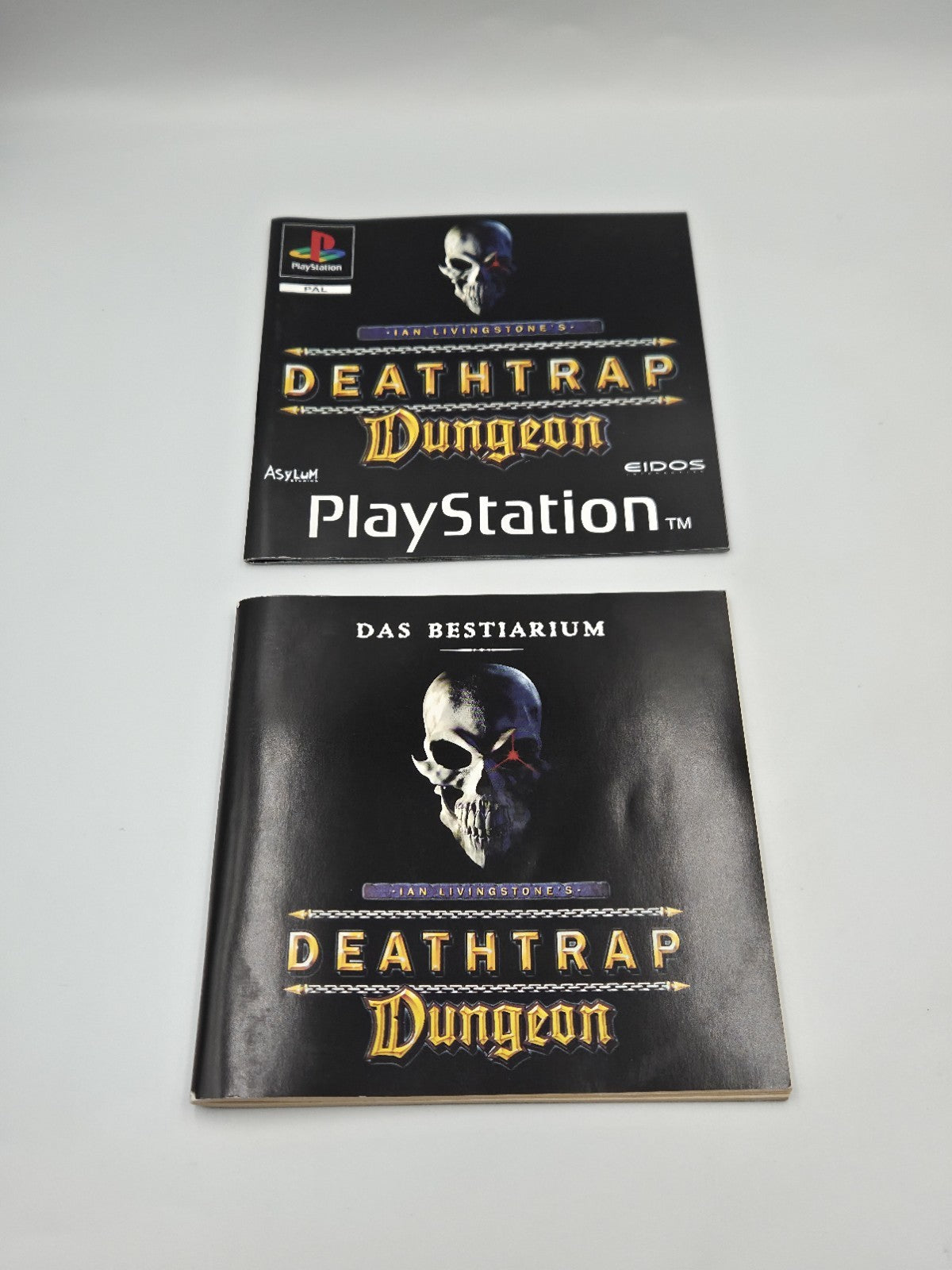 PS1 Playstation 1 Spiel Deathtrap Dungeon mit OVP + Anleitung + Beiheft Deutsch
