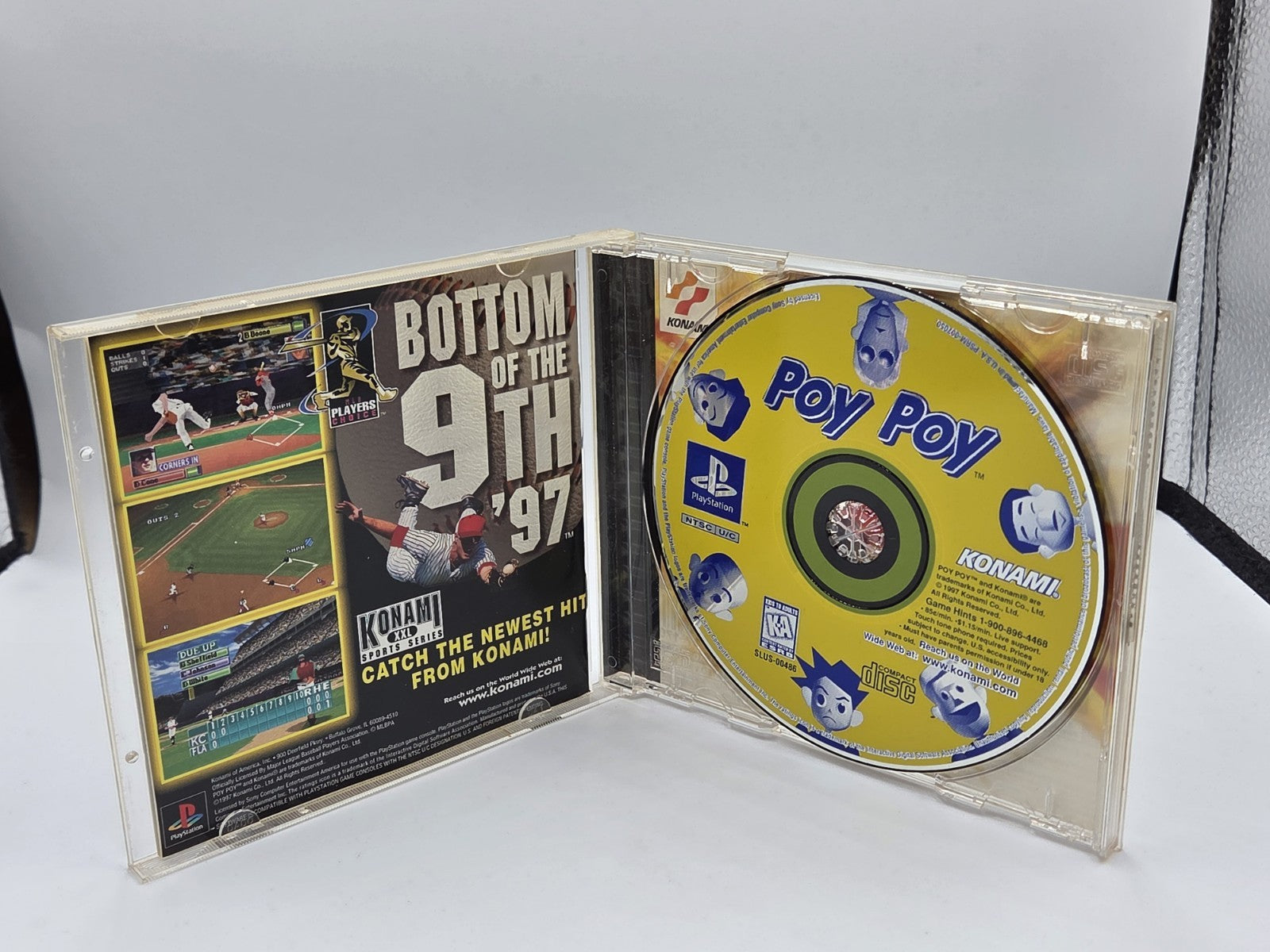 PS1 Playstation 1 Poy Poy mit OVP und Anleitung NTSC-USA - T-Retro-Games 