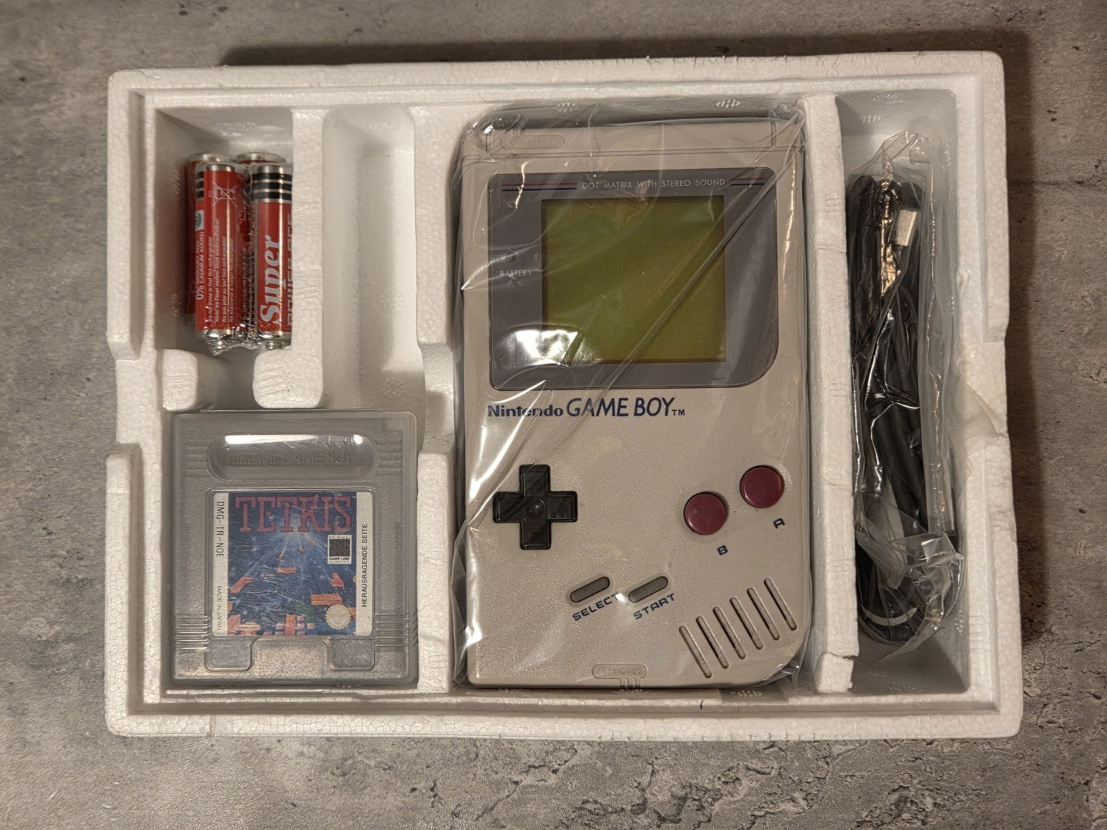Nintendo Game Boy Classic Konsole Console Tetris OVP NOE Deutsch
