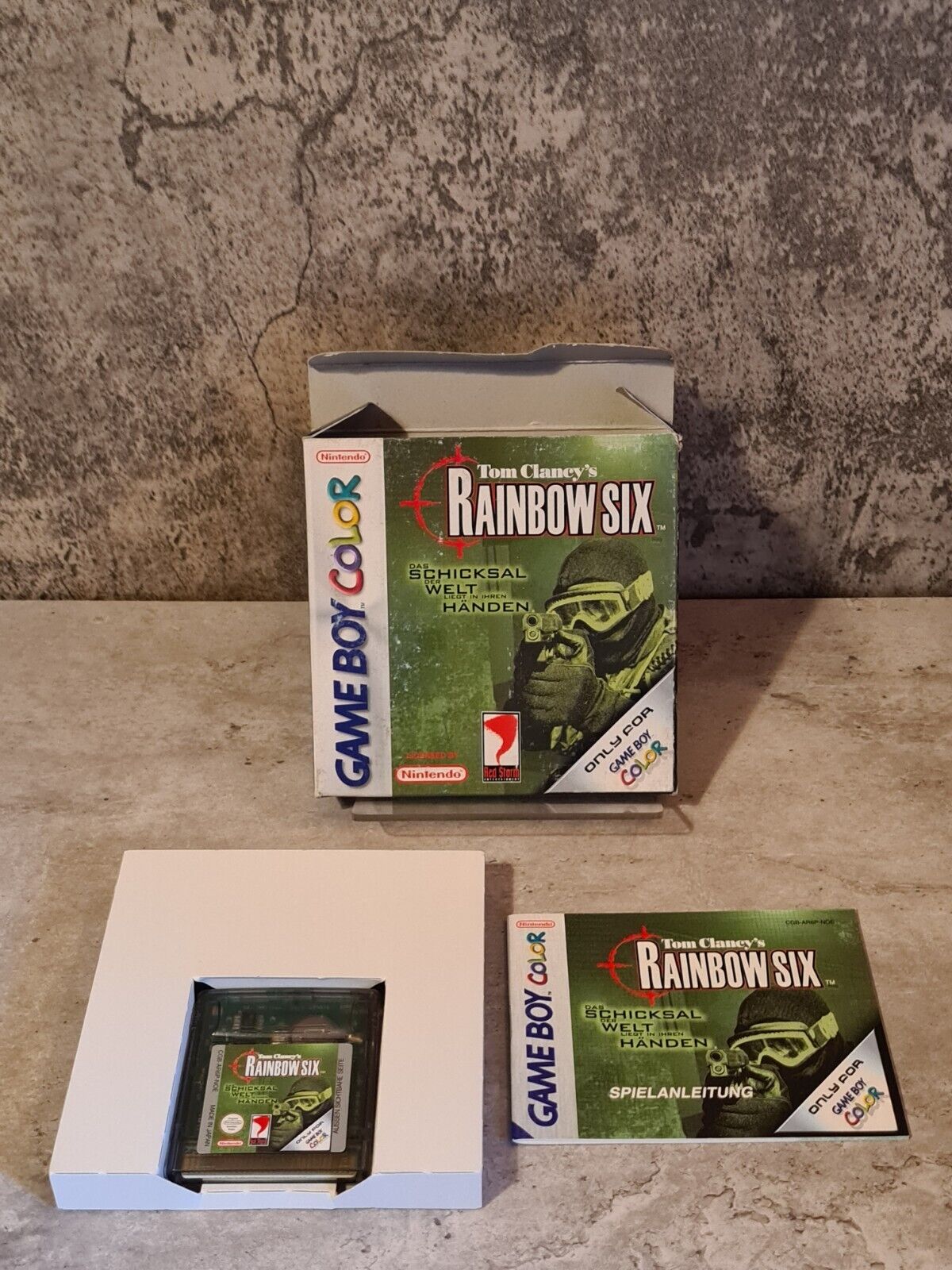 Nintendo Game Boy Color Spiel Tom Clancy's Rainbow Six mit OVP und Anleitung NOE - T-Retro-Games 