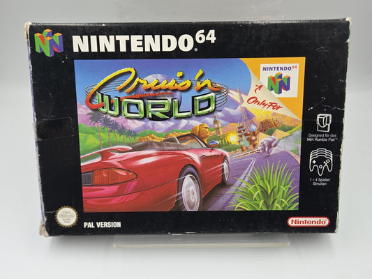 N64 Nintendo 64 Spiel Cruis'n World mit OVP und Anleitung NOE