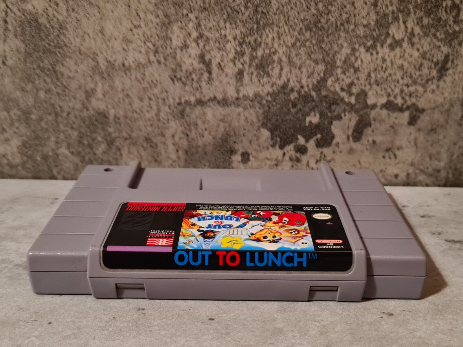 SNES Super Nintendo Out to Lunch mit OVP und Anleitung NTSC-USA - T-Retro-Games 