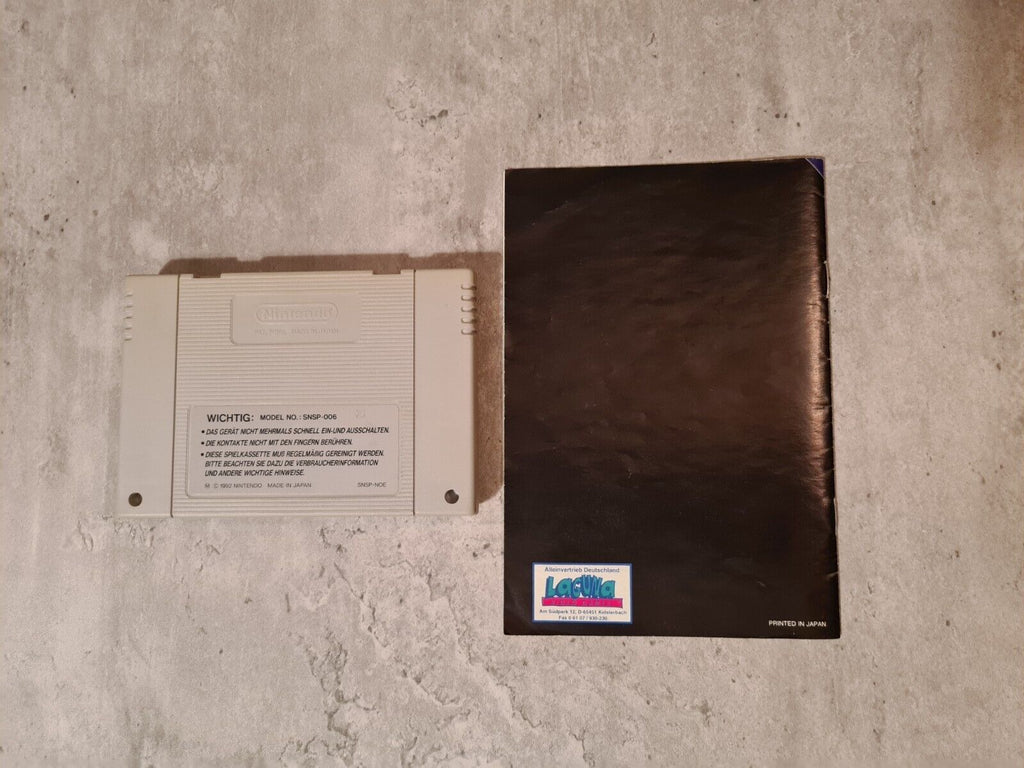 SNES Super Nintendo Striker mit OVP und Anleitung NOE - T-Retro-Games 