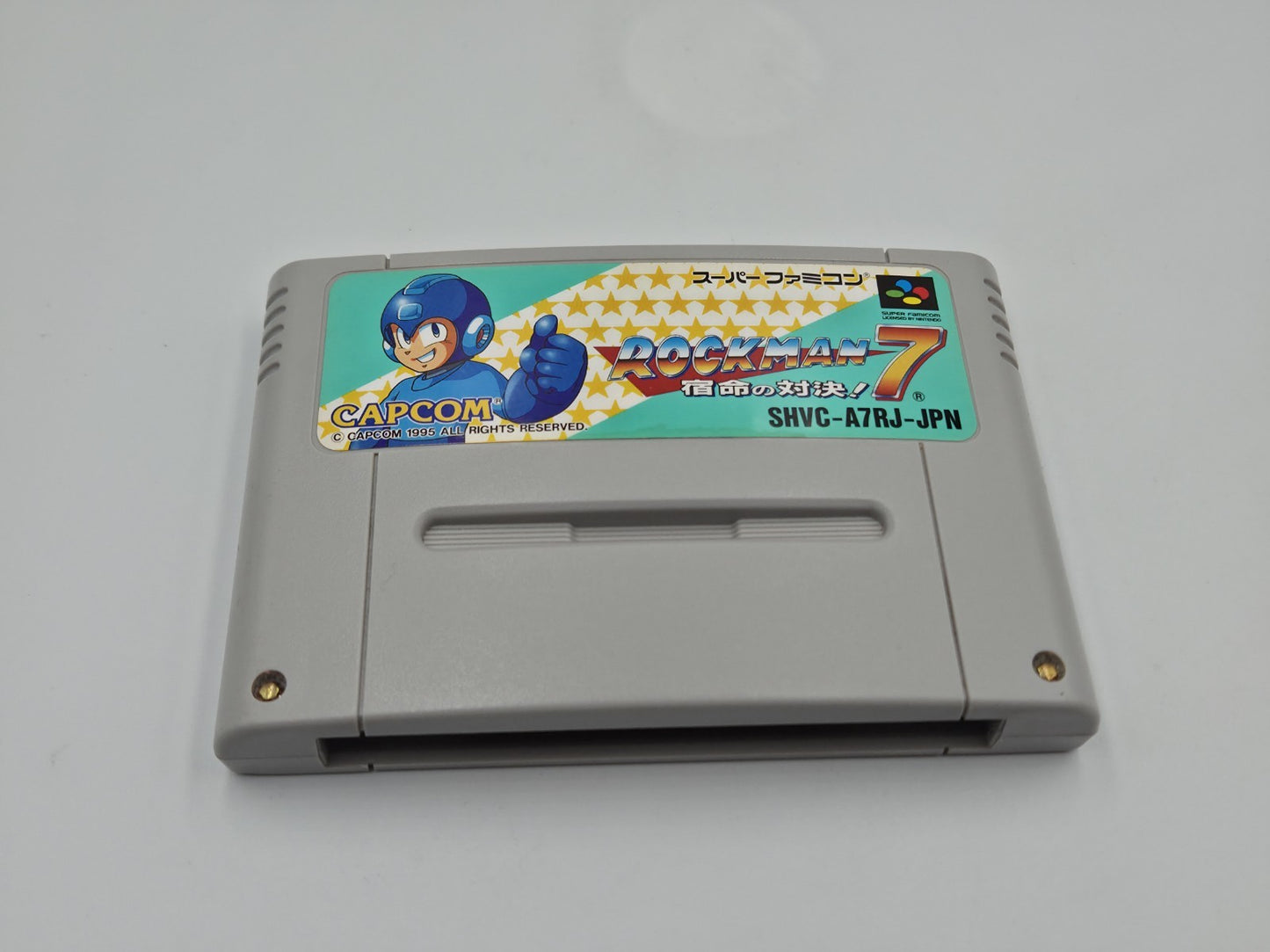 SFC Super Famicom Rockman 7 mit OVP und Anleitung Japan
