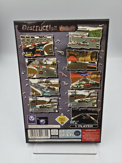 Sega Saturn Spiel Destruction Derby mit OVP und Anleitung  