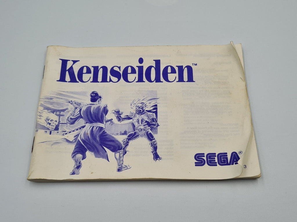 Sega Master System Kenseiden mit OVP und Anleitung Multi Language - T-Retro-Games 