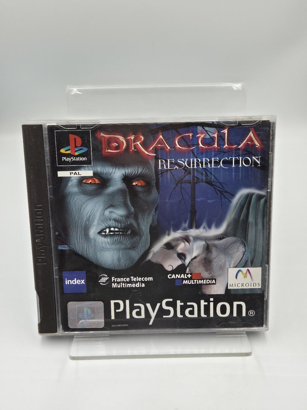 PS1 Playstation 1 Spiel Dracula Resurrection mit OVP + Anleitung Deutsch 2 Discs