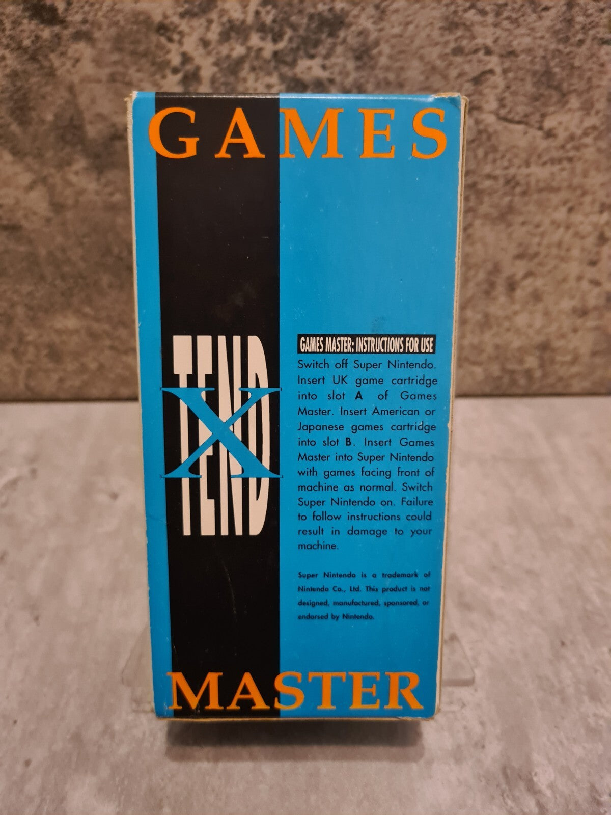 SNES Super Nintendo Games Master Adapter USA Famicom OVP