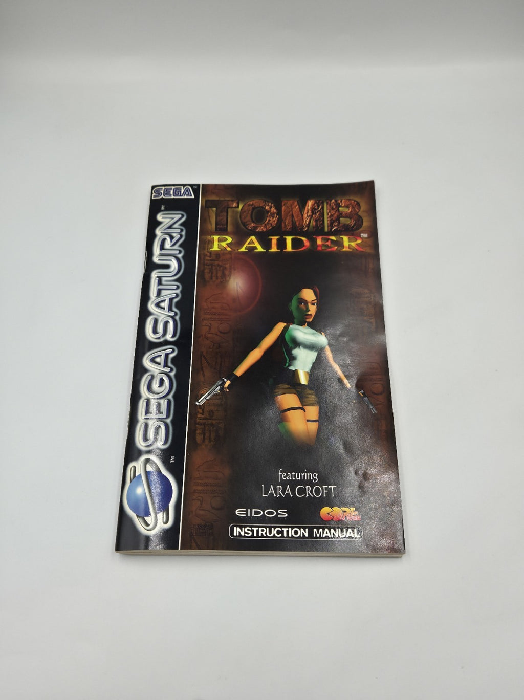 Sega Saturn Spiel Tomb Raider mit OVP und Anleitung Multi Language 