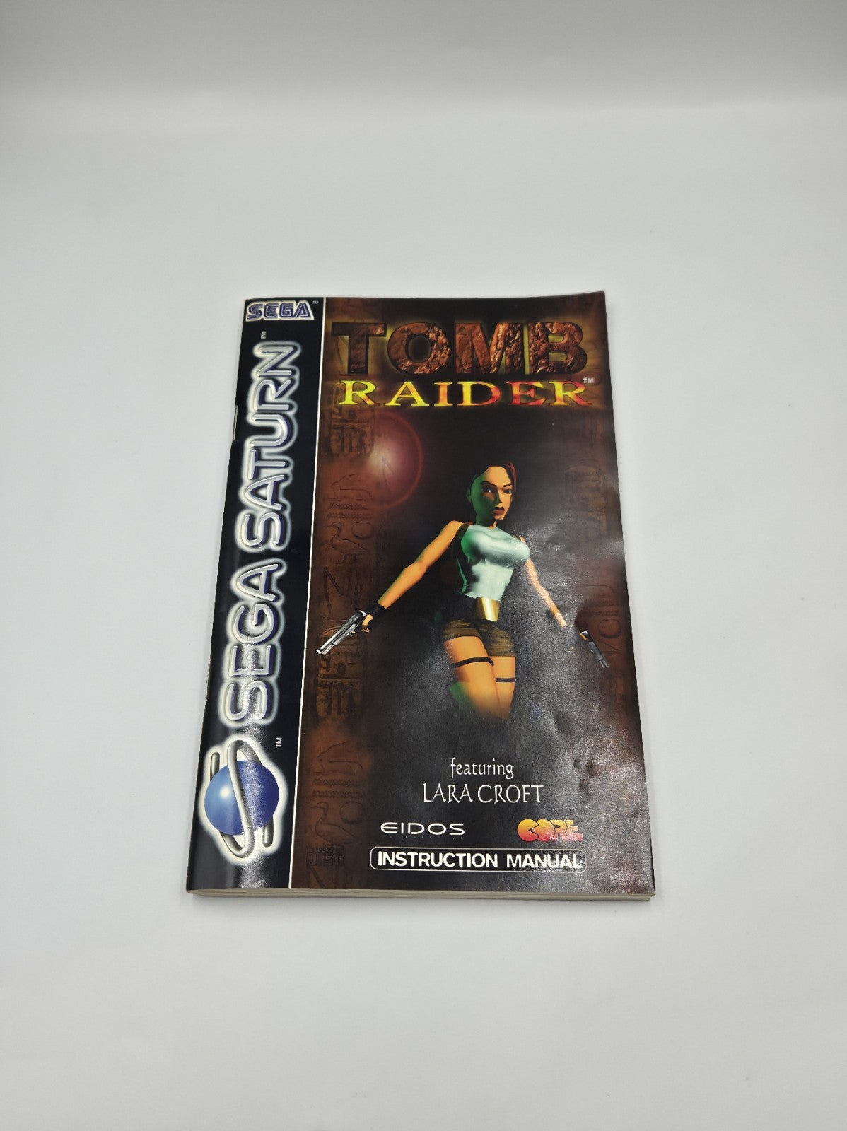 Sega Saturn Spiel Tomb Raider mit OVP und Anleitung Multi Language 