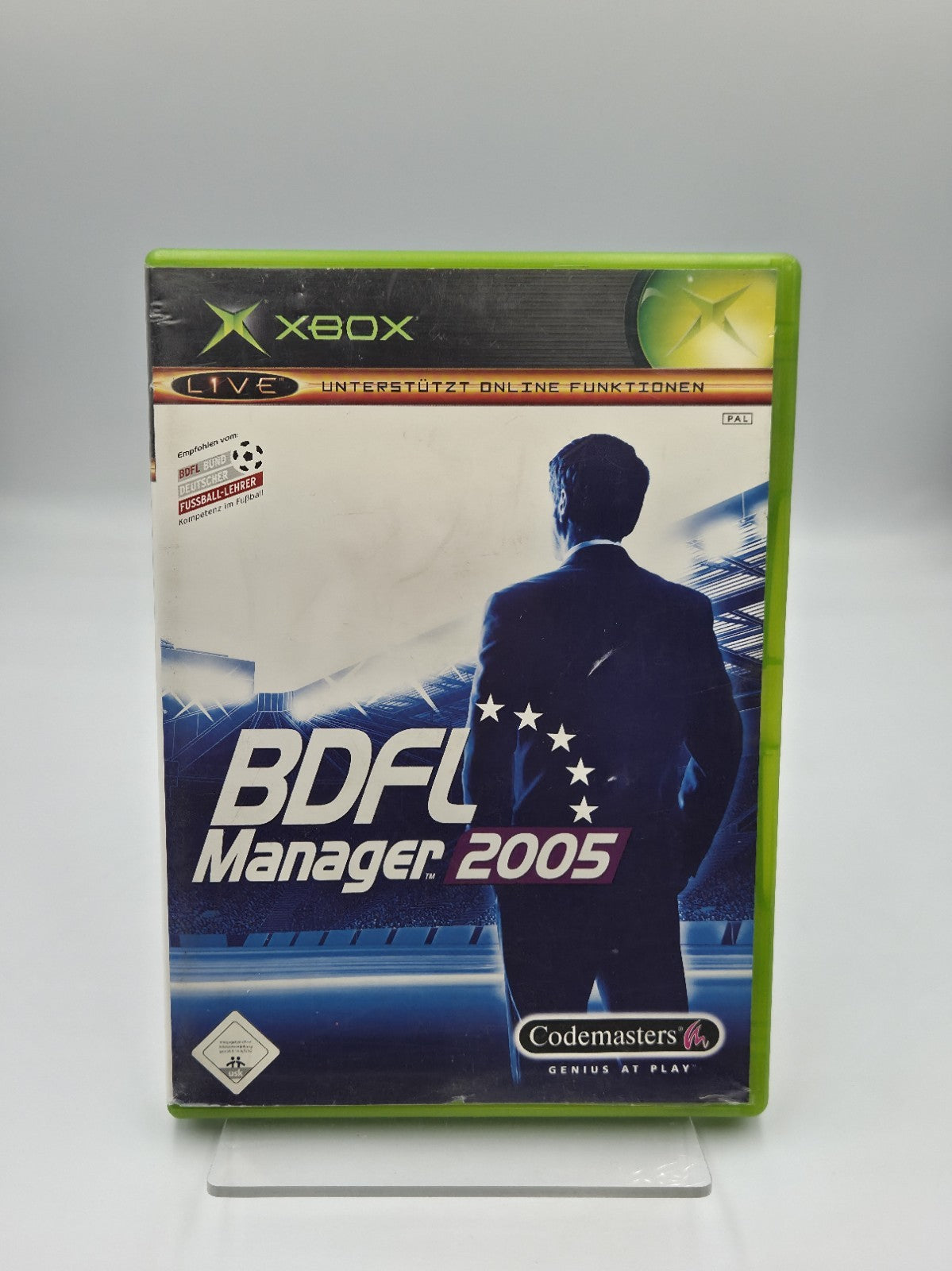 XBOX Spiel BDFL Manager 2005 mit OVP und Anleitung Deutsch