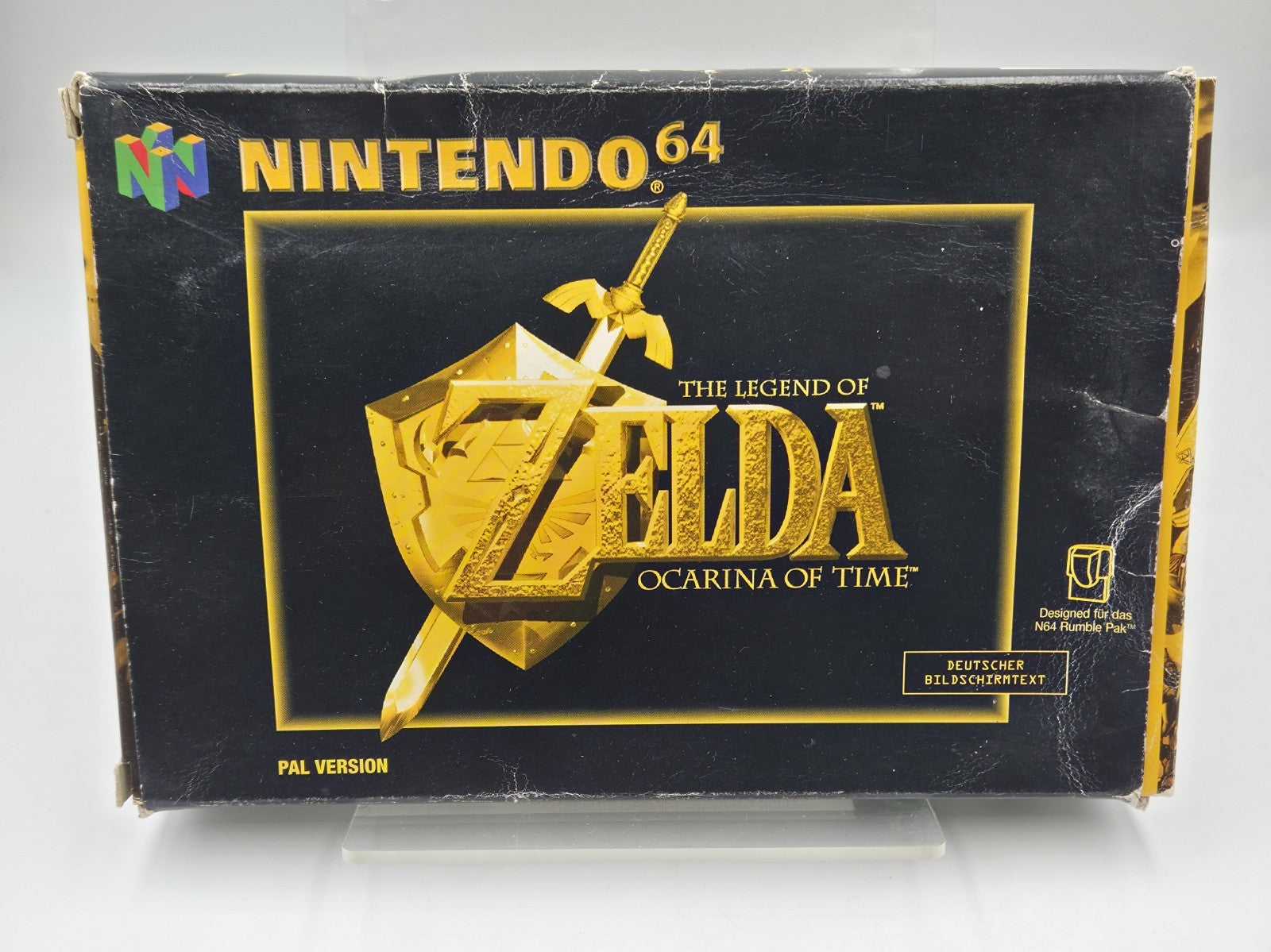 N64 Nintendo 64 The Legend of Zelda Ocarina of Time mit OVP und Anleitung EUR