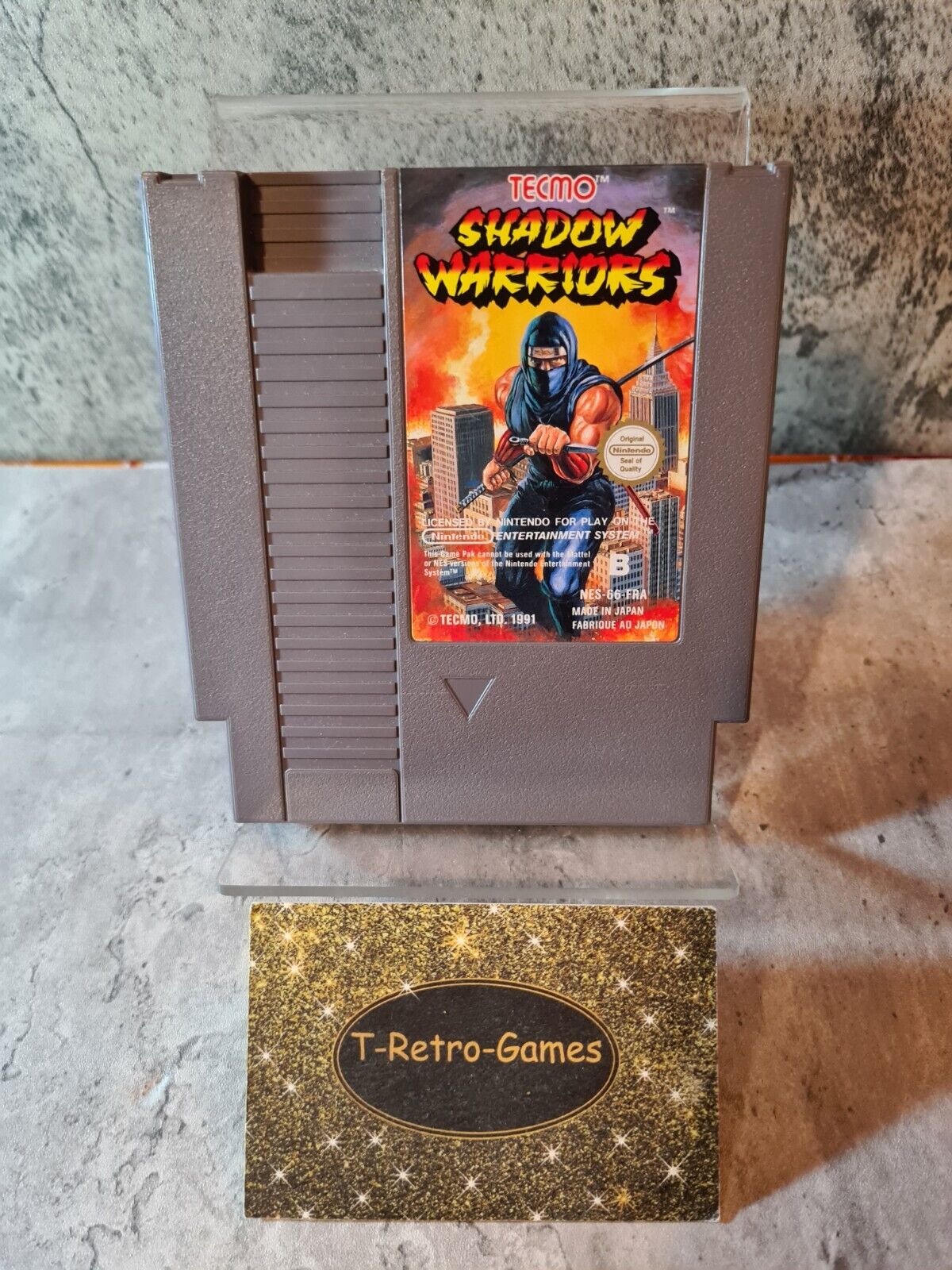 Nintendo NES Shadow Warriors Modul FRA - T-Retro-Games 