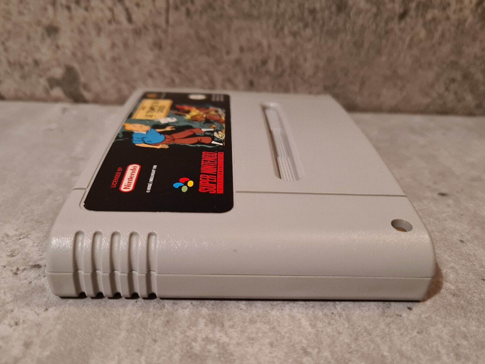 SNES Super Nintendo TinTin Le Temple Du Soleil FAH Modul