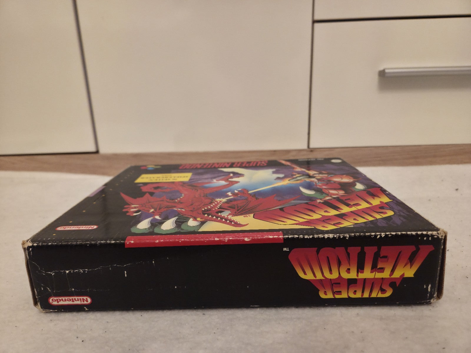 SNES Super Nintendo Spiel Super Metroid mit OVP und Spieleberater NOE Big Box 