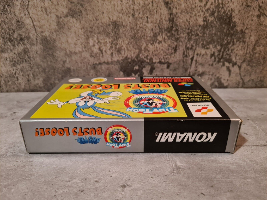 SNES Tiny Toon Adventures Buster Busts Loose mit OVP und Anleitung NOE - T-Retro-Games 