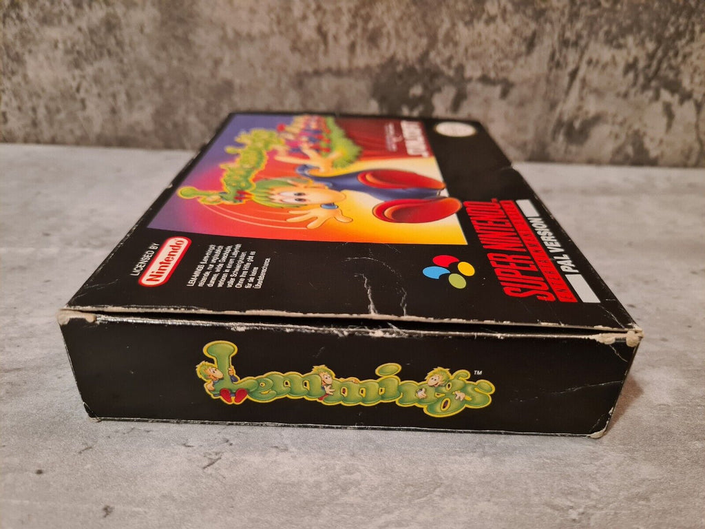 SNES Super Nintendo Lemmings mit OVP und Anleitung FRG - T-Retro-Games 
