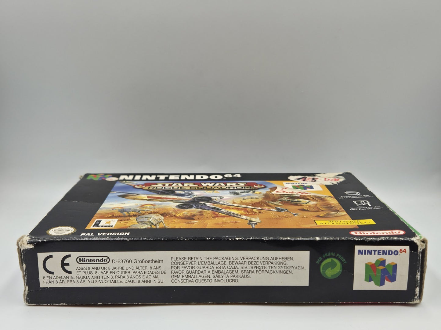 N64 Nintendo 64 Spiel Star Wars Rogue Squadron mit OVP und Anleitung NOE