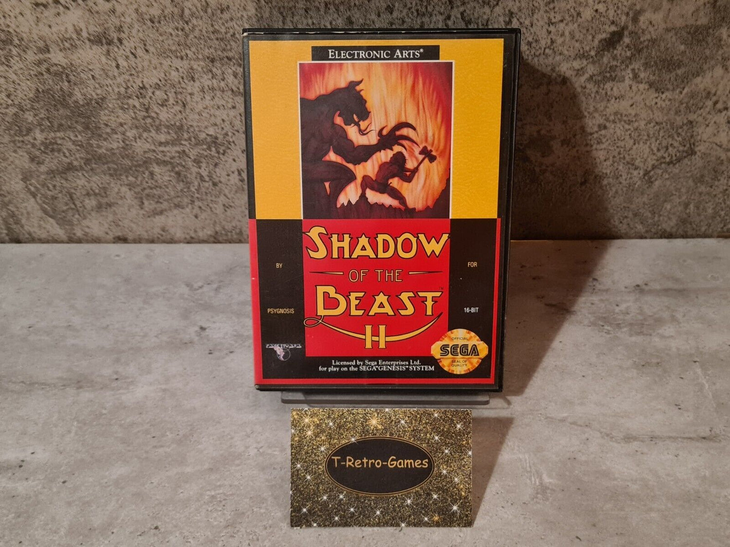 Sega Mega Drive Shadow of The Beast II mit OVP und Anleitung Multi Language - T-Retro-Games 