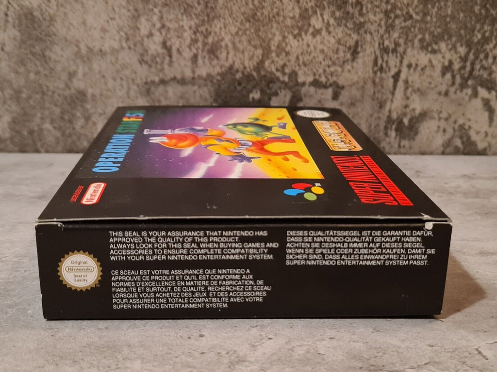 SNES Super Nintendo Operation Starfi5h mit OVP und Anleitung EUR - T-Retro-Games 