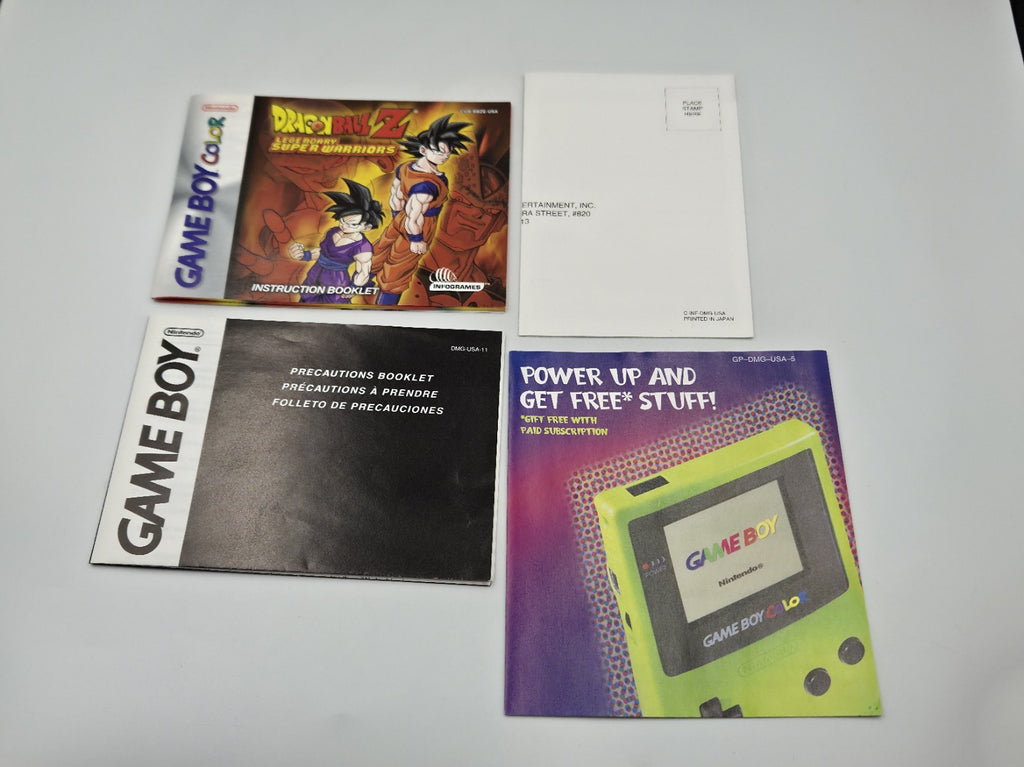 Game Boy Color DragonBall Z Legendary Super Warriors mit OVP und Anleitung USA