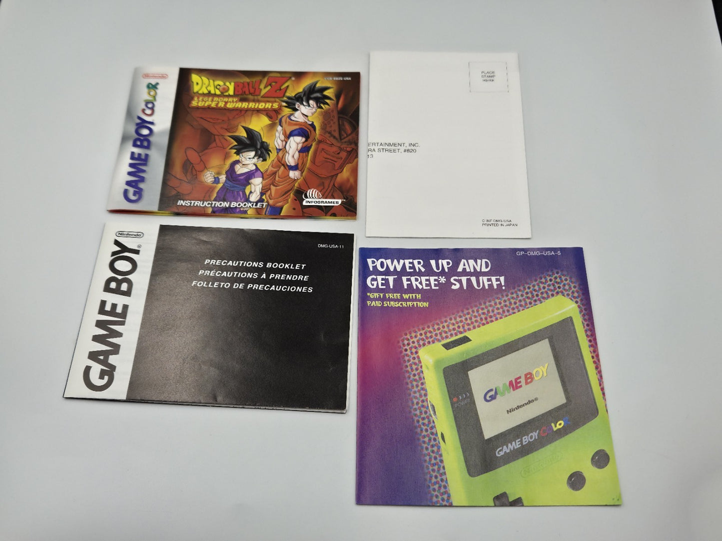 Game Boy Color DragonBall Z Legendary Super Warriors mit OVP und Anleitung USA