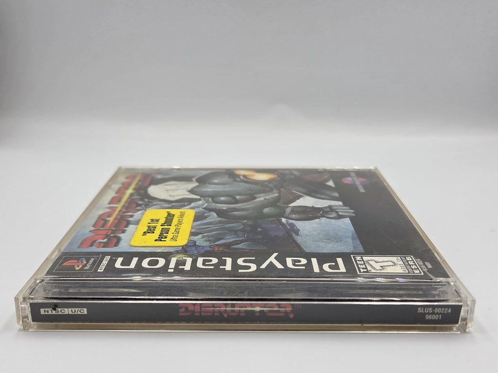 PS1 Playstation 1 Disruptor mit OVP und Anleitung NTSC-USA - T-Retro-Games 
