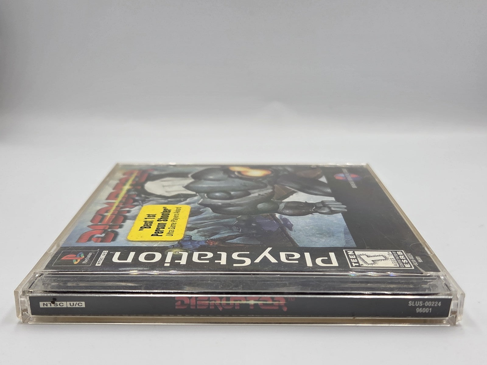 PS1 Playstation 1 Disruptor mit OVP und Anleitung NTSC-USA - T-Retro-Games 