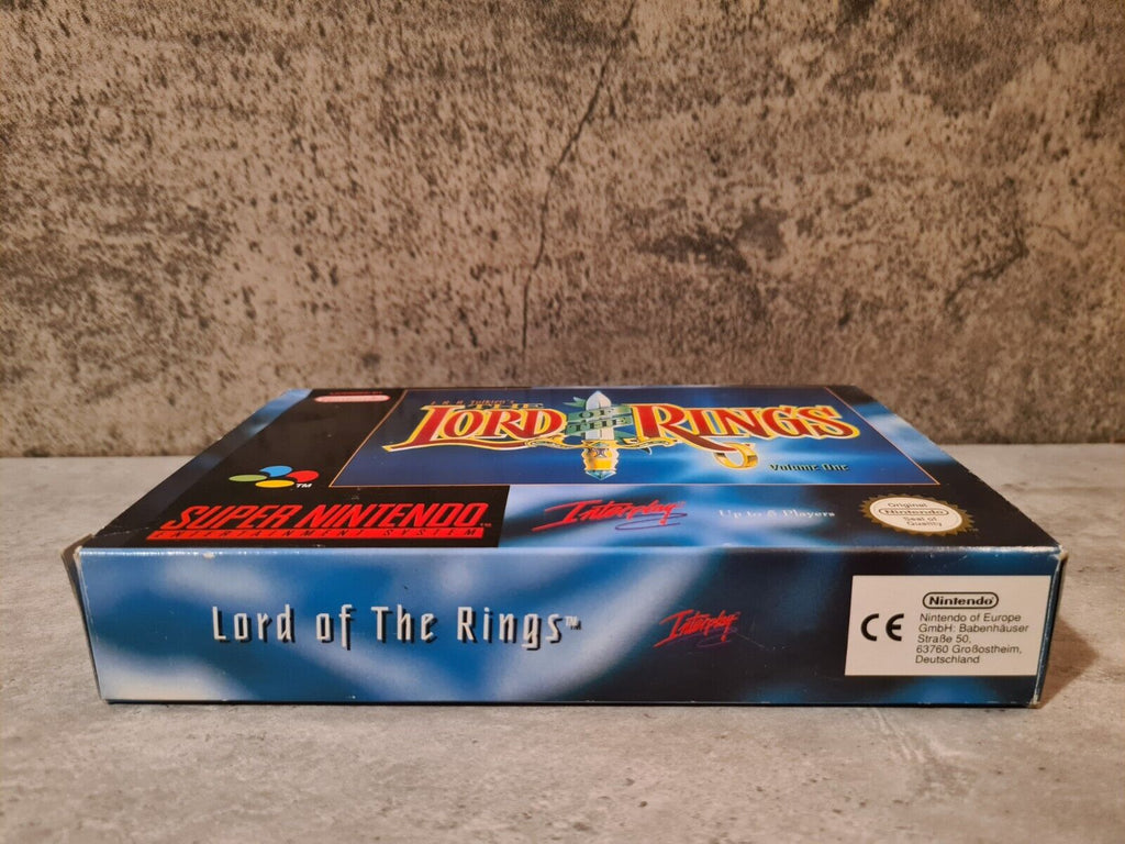 SNES Super Nintendo The Lord of The Rings Volume One mit OVP und Anleitung EUR - T-Retro-Games 