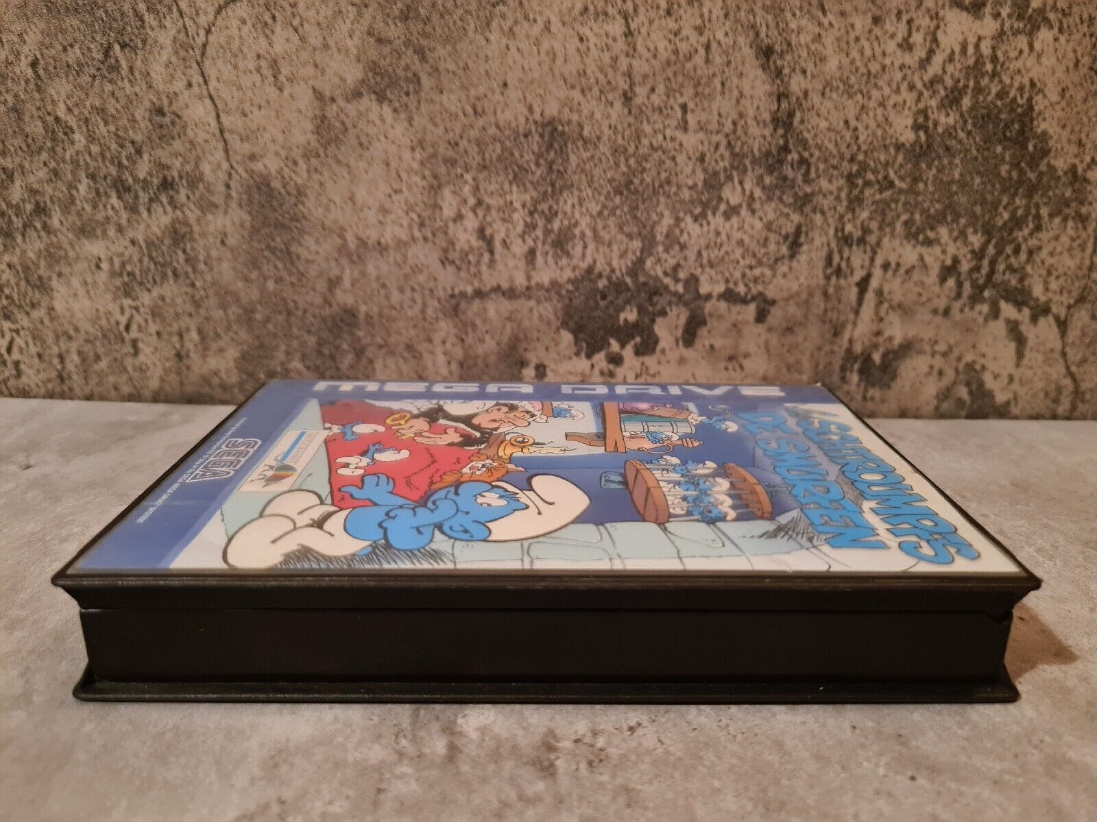 Sega Mega Drive Les Schtroumpfs The Smurfs mit OVP und Anleitung Multi Language - T-Retro-Games 