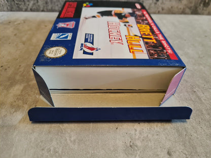 SNES Super Nintendo Brett Hull Hockey mit OVP und Anleitung EUR - T-Retro-Games 