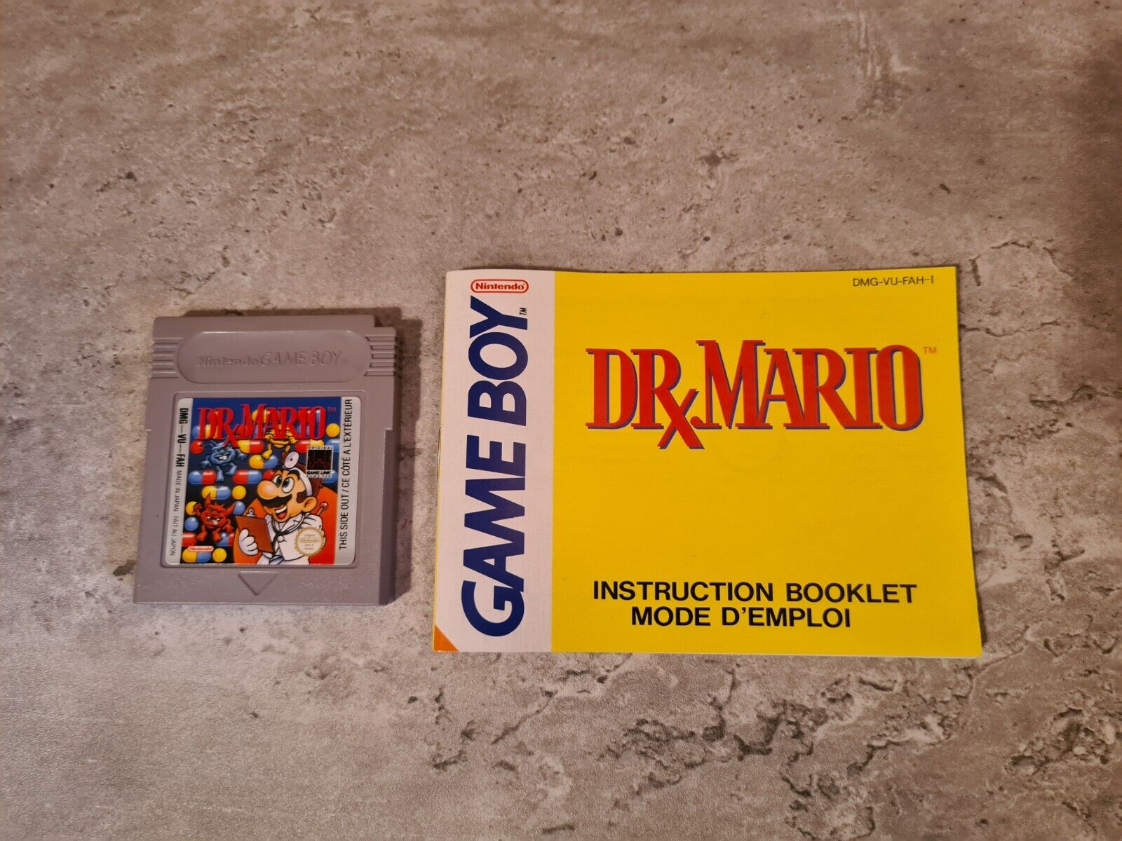 Nintendo Game Boy Classic Dr. Mario mit OVP und Anleitung FAH - T-Retro-Games 