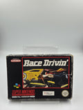 SNES Super Nintendo Spiel Race Drivin' mit OVP und Anleitung NOE