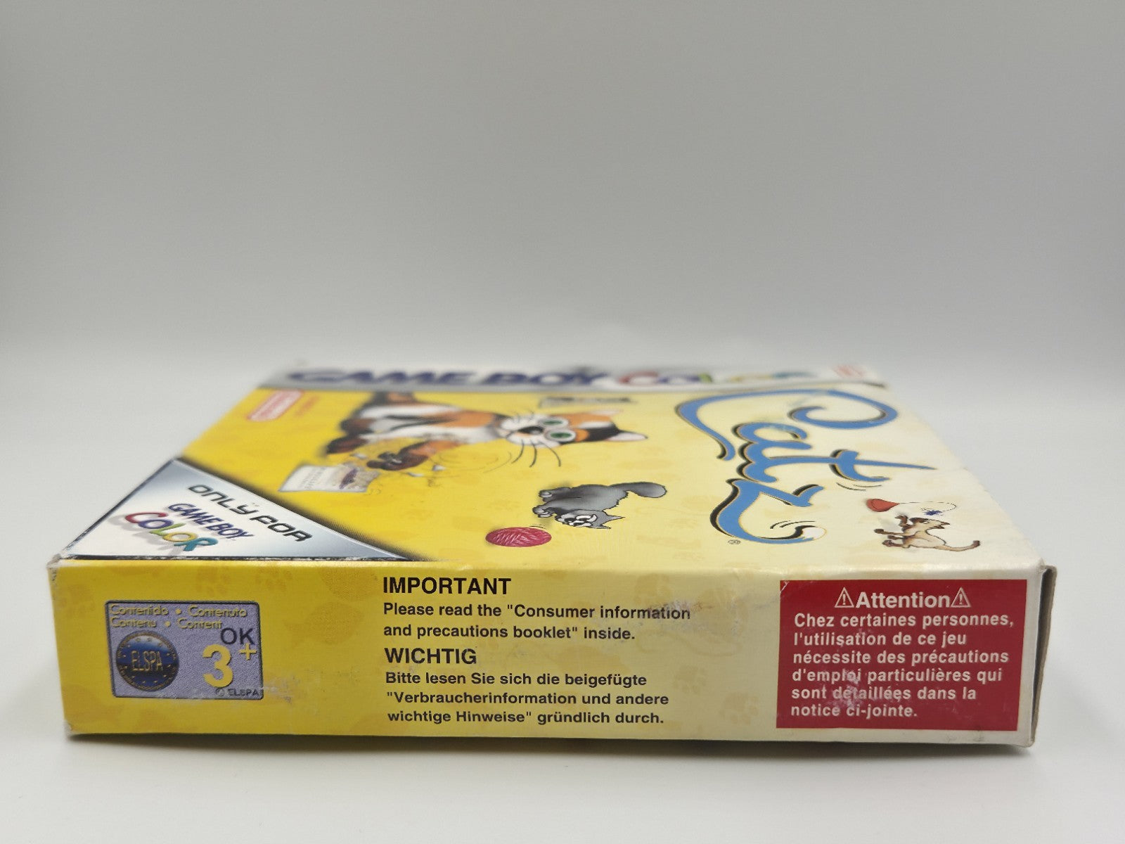 Nintendo Game Boy Color Catz mit OVP und Anleitung EUR
