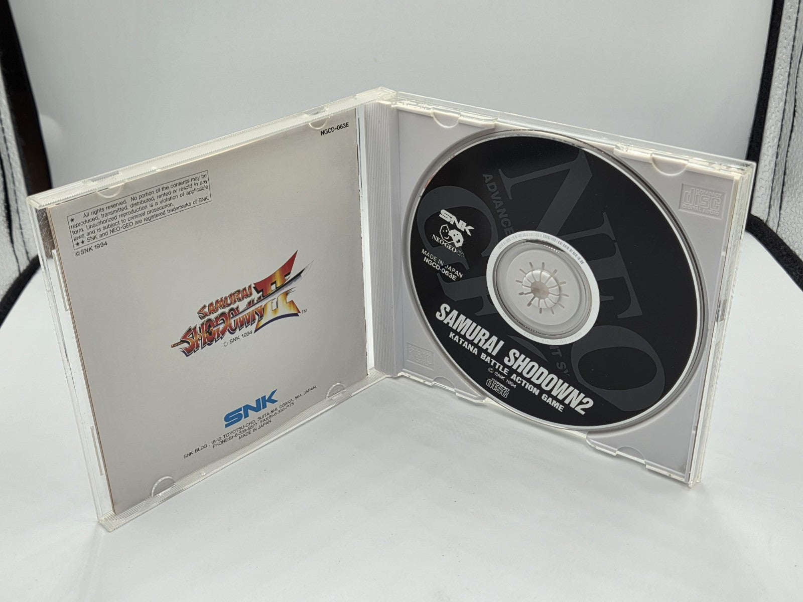 NeoGeo CD Spiel Samurai Shodown II 2 mit OVP und Anleitung Japan