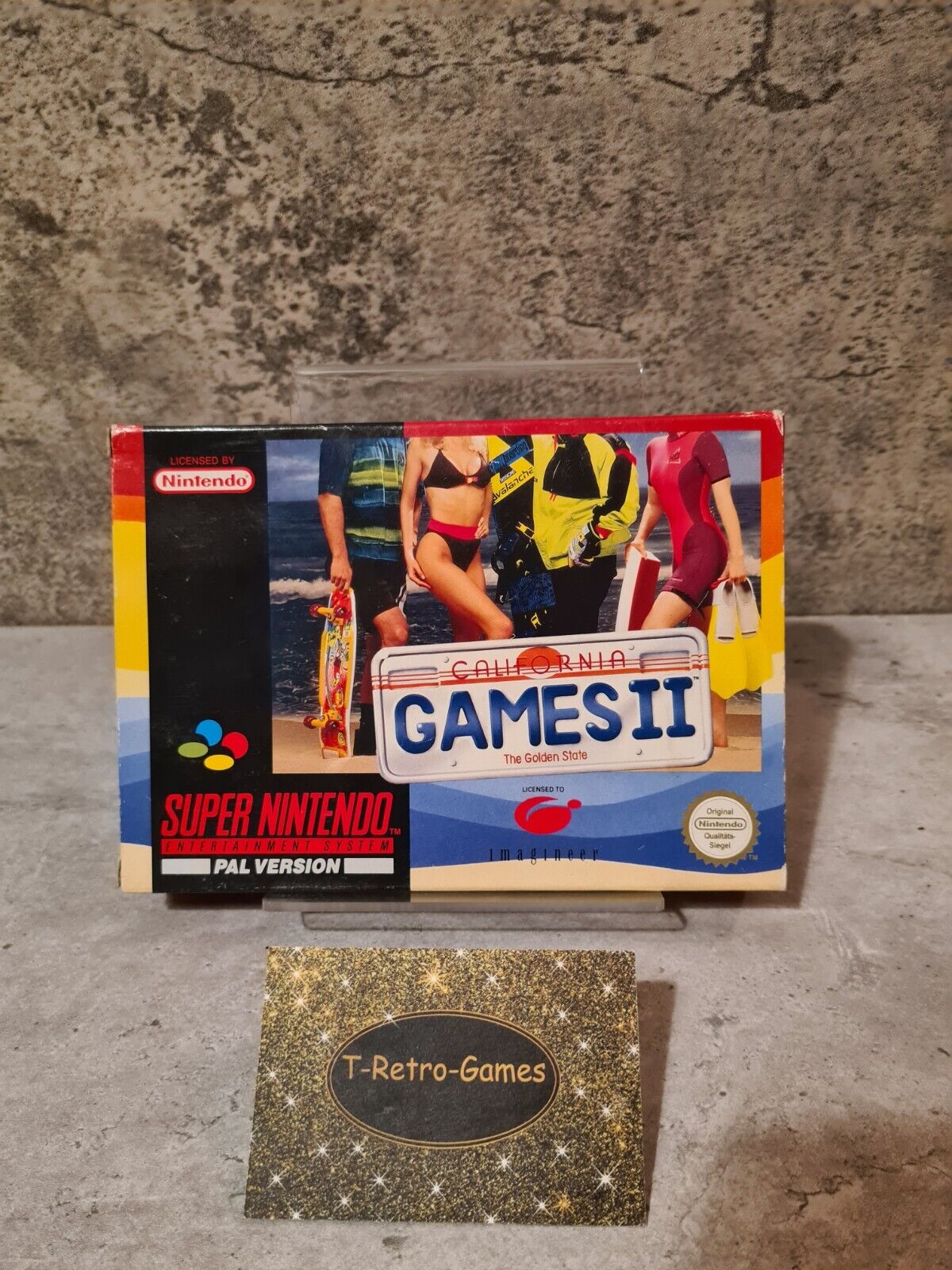 SNES Super Nintendo California Games II mit OVP und Anleitung NOE - T-Retro-Games 