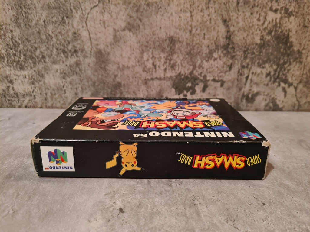 N64 Nintendo 64 Super Smash Bros. mit OVP und Anleitung EUR - T-Retro-Games 