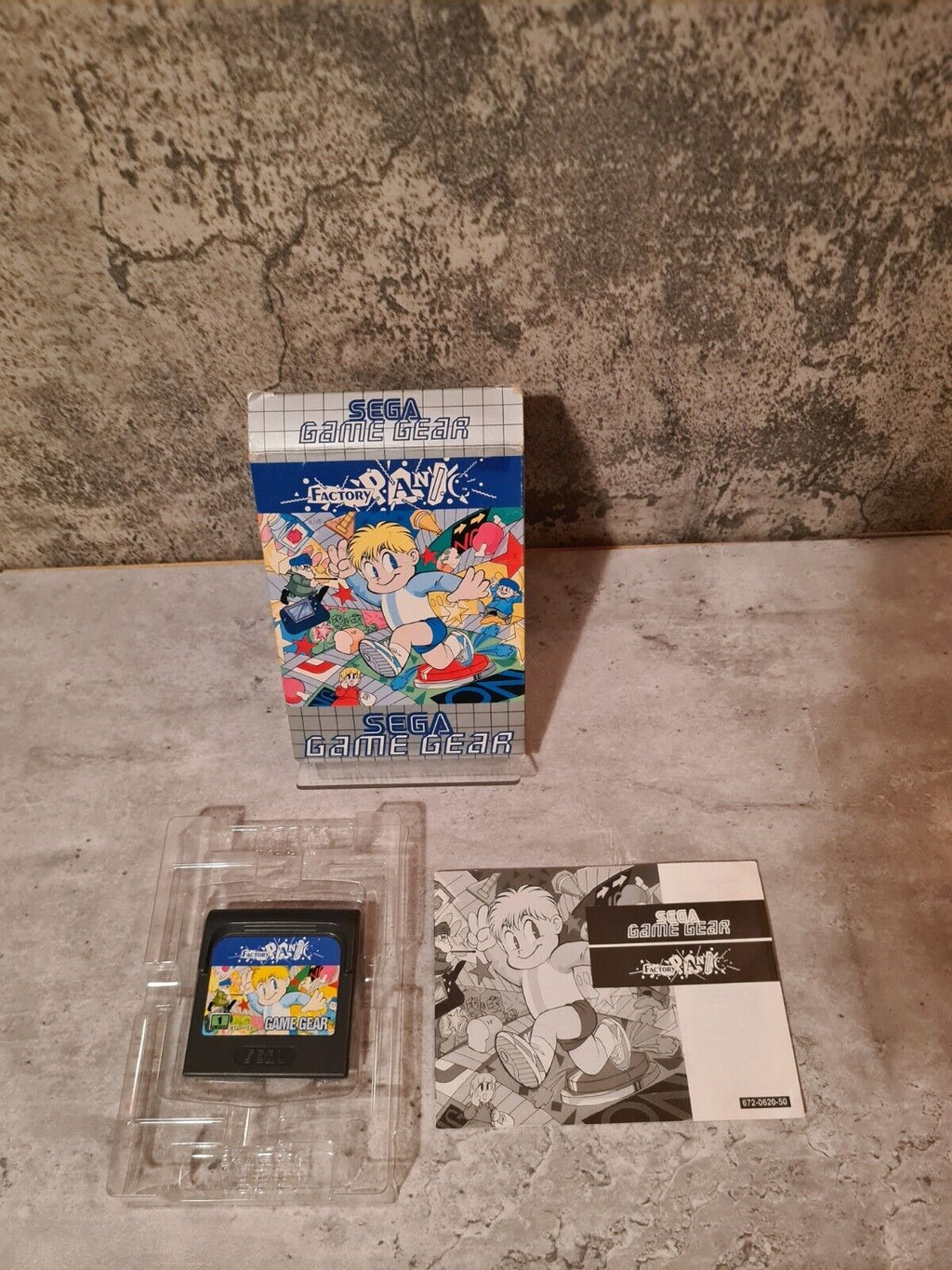 Sega Game Gear Factory Panic mit OVP und Anleitung Multi Language - T-Retro-Games 