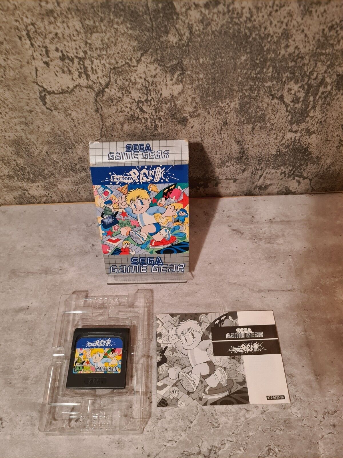Sega Game Gear Factory Panic mit OVP und Anleitung Multi Language - T-Retro-Games 