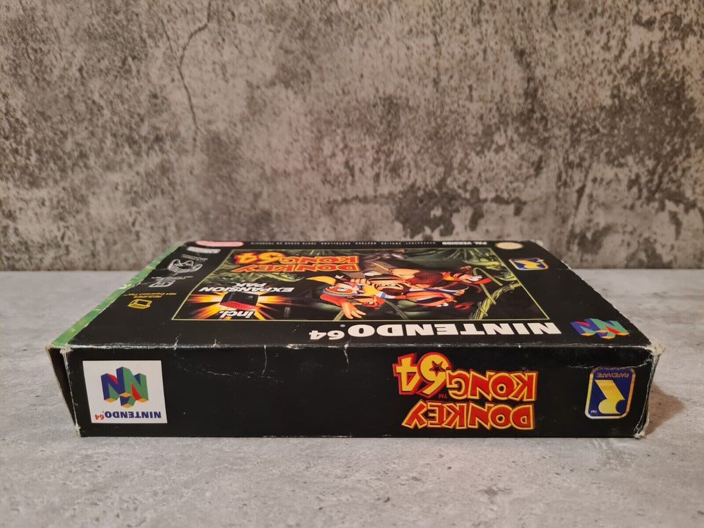 N64 Nintendo 64 Donkey Kong 64 mit OVP und Anleitung EUR - T-Retro-Games 