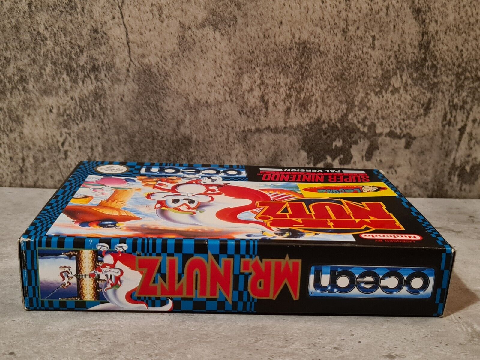 SNES Super Nintendo Mr. Nutz mit OVP und Anleitung NOE - T-Retro-Games 
