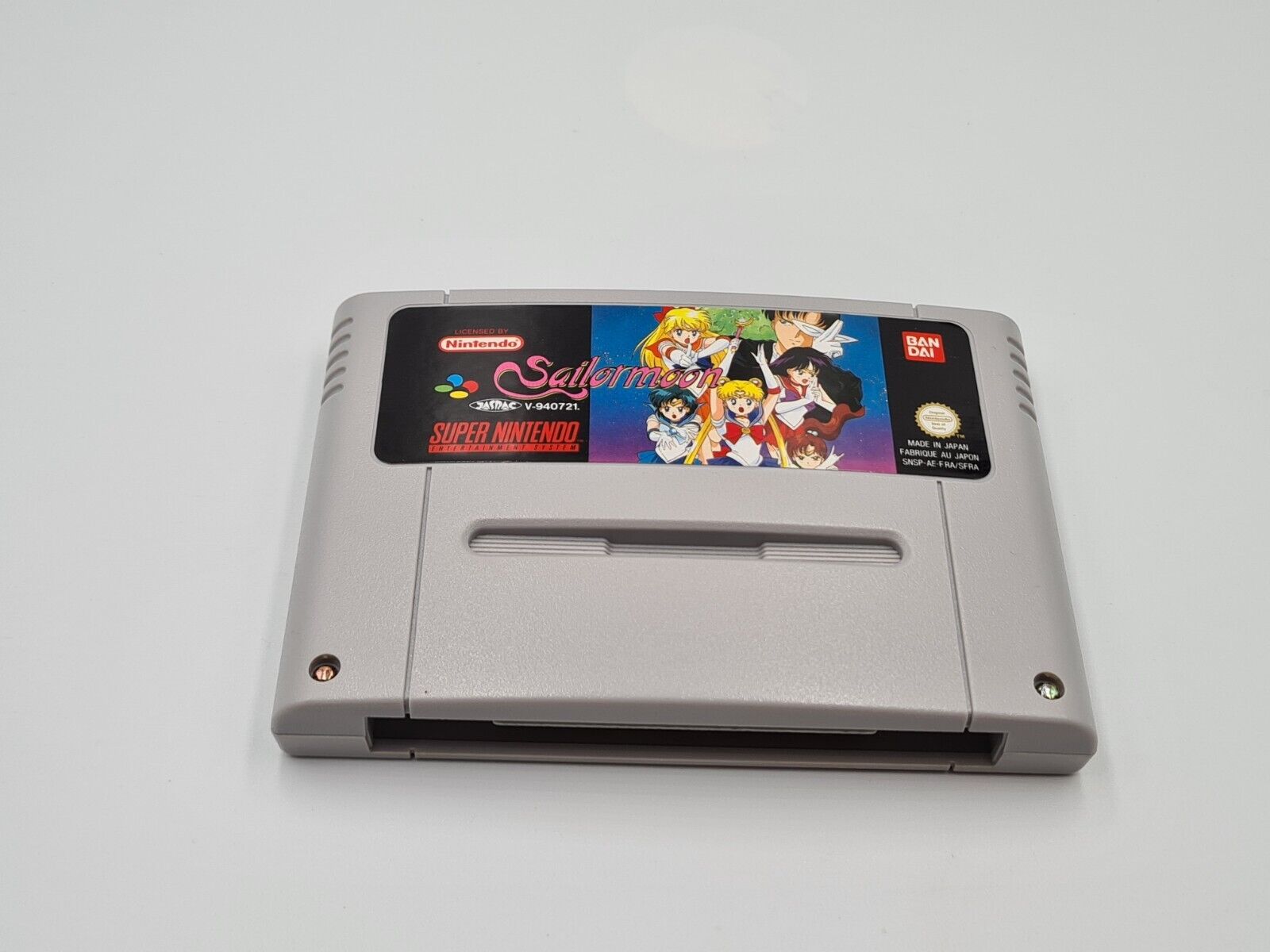 SNES Super Nintendo Sailor Moon mit OVP und Anleitung FRA/SFRA - T-Retro-Games 